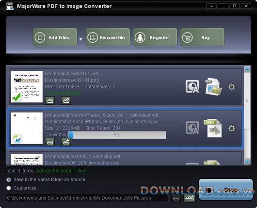 Majorware PDF to Image Converter