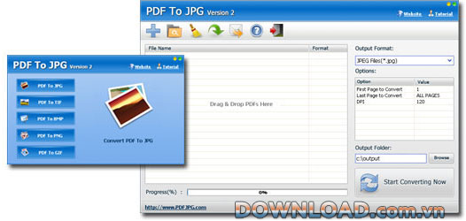 PDF To JPG Convert