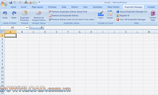 Excel Duplicate Manager