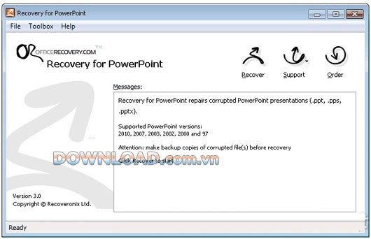 Recovery for PowerPoint 