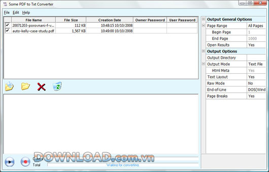 Some PDF to Text Converter 