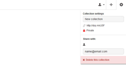 Dropmark Sidebar