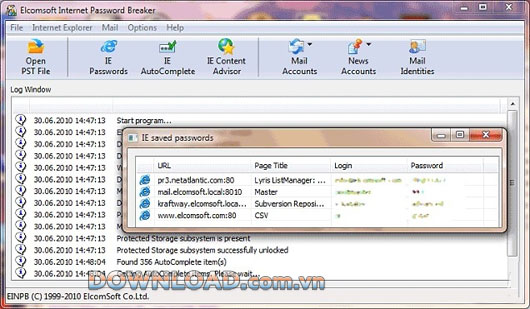 Elcomsoft Internet Password Breaker