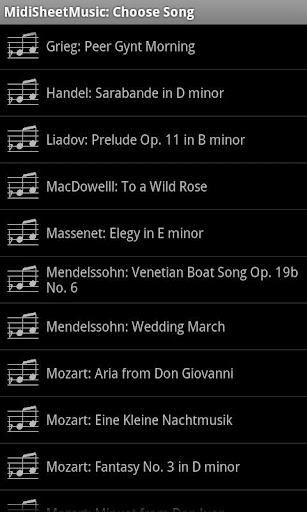 Midi Sheet Music