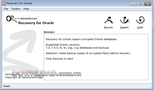 Recovery for Oracle