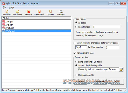 ApinSoft PDF to Text Converter