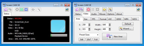 ScreenvCAM XE