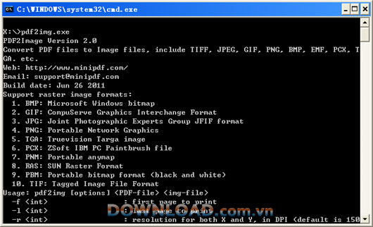 mini PDF to Image Converter