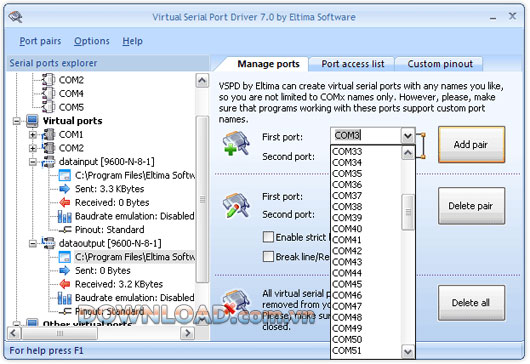 Virtual Serial Port Driver