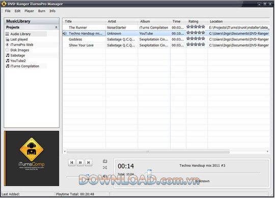 DVD-Ranger iTurnsPro Manager