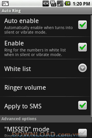 Auto Ring for Android