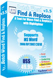 TechnoCom Batch Word Find & Replace