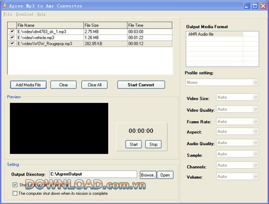 Agree MP3 to AMR Converter