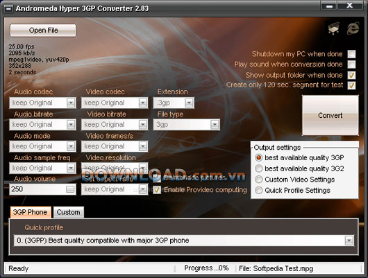 Andromeda Hyper 3GP Converter