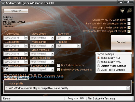 Andromeda Hyper AVI Converter