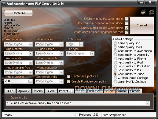 Andromeda Hyper FLV Converter