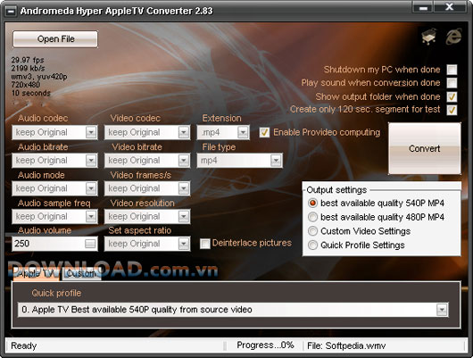 Andromeda Hyper AppleTV Converter