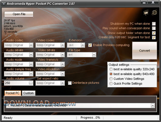 Andromeda Hyper Pocket PC Converter
