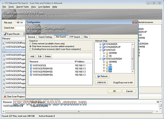 PC Network File Search