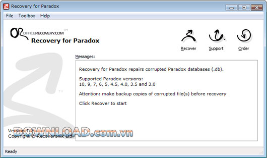 Recovery for Paradox