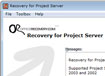 Recovery for Project Server