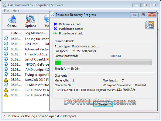 CAD Password Recovery