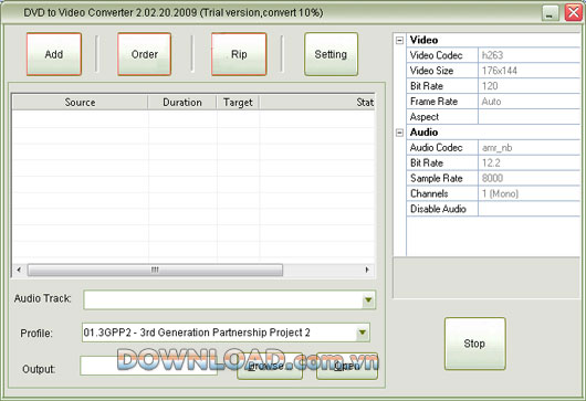 Mini DVD to Video Converter