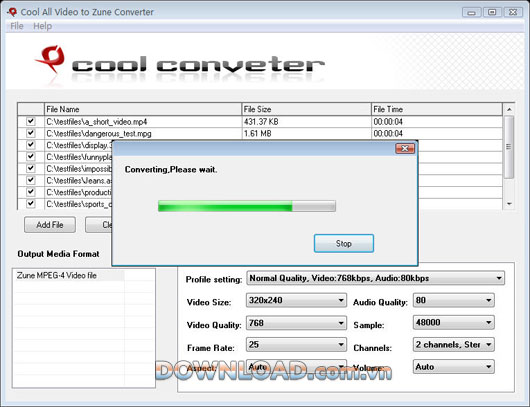 Cool All Video to Zune Converter 