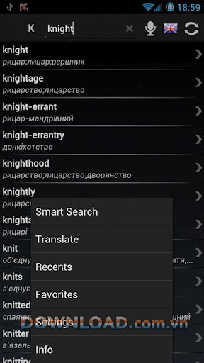 Dictionary Ukrainian English for Android