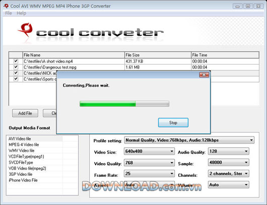 Cool AVI WMV MPEG MP4 iPhone 3GP Converter