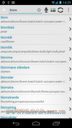 Dictionary Swedish English for Android
