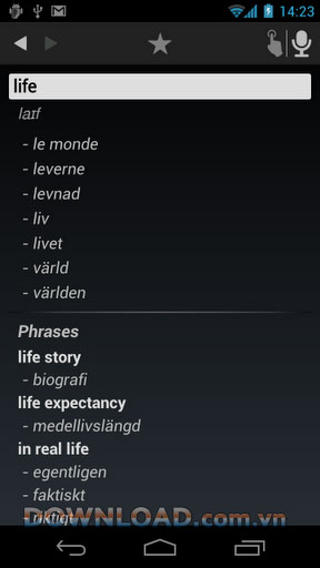 Dictionary Swedish English for Android