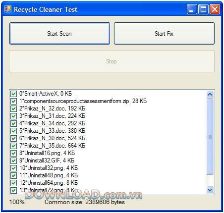 Recycle Cleaner ActiveX