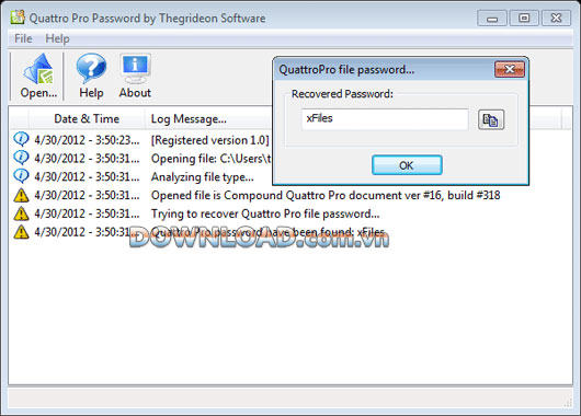 Quattro Pro Password Recovery