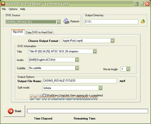 Stunt DVD and Video to iPod Suite