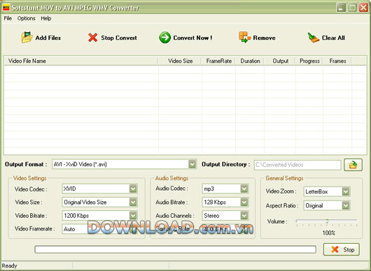 Softstunt MOV to AVI MPEG WMV Converter