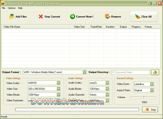 Softstunt Video to SWF and FLV Converter
