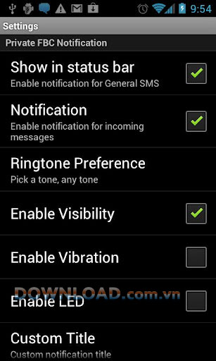 Private Facebook Chat for Android