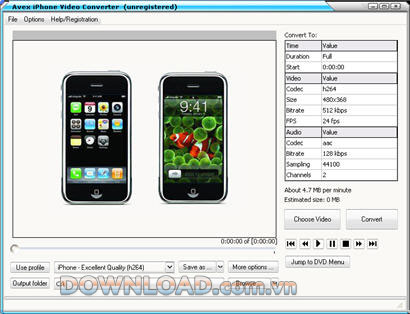 Avex iPhone Video Converter 