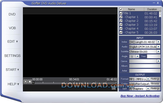 iSofter DVD Audio Ripper Deluxe