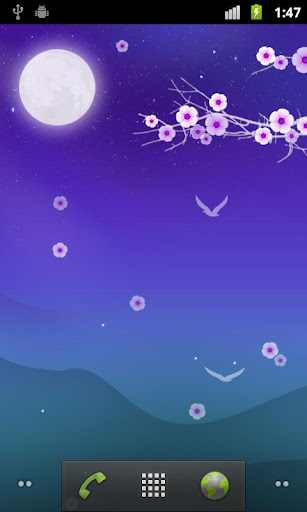 Blooming Night Live Wallpaper for Android