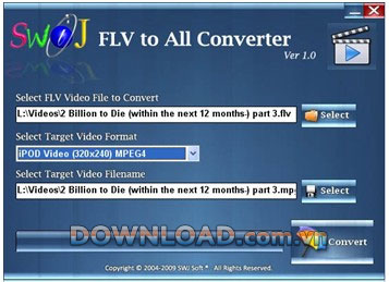 SWiJ FLV to All Converter