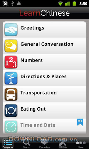 Learn Chinese Mandarin Phrases for Android