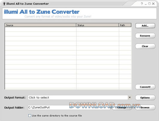 illumi All to Zune Converter