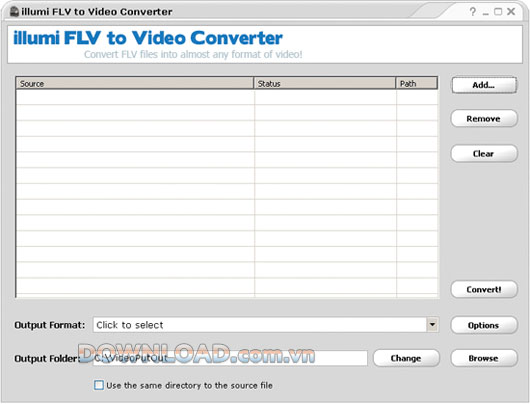 illumi FLV to Video Converter