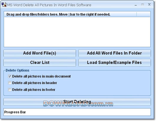 MS Word Delete All Pictures In Word Files Software
