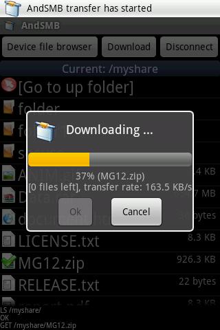 AndSMB (samba client) for Android