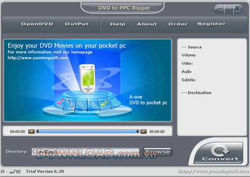 A-one DVD to Pocket PC Ripper