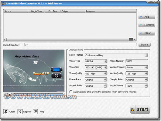 A-one PSP Video Converter