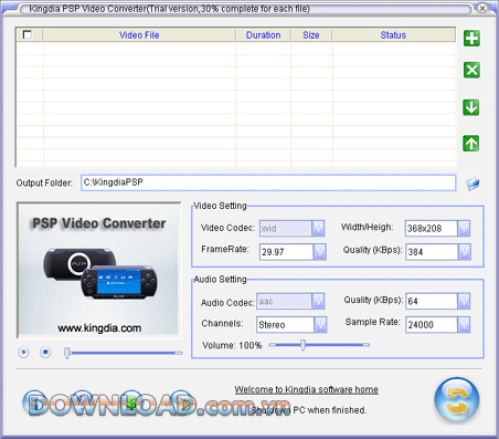 Kingdia PSP Video Converter